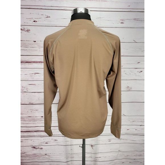 Platte‎ River Apparel Long Sleeve brown fisherman base layer  Shirt - Picture 6 of 10